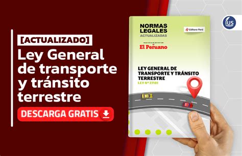 Actualizado Ley General de transporte y tránsito terrestre IUS Latin