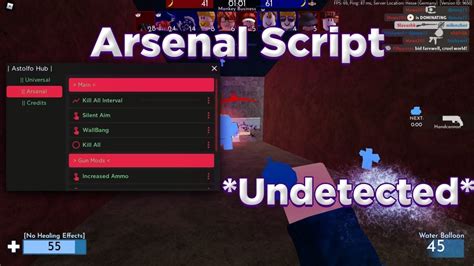 Arsenal Aimbot And Wallhack Script Gui New Youtube