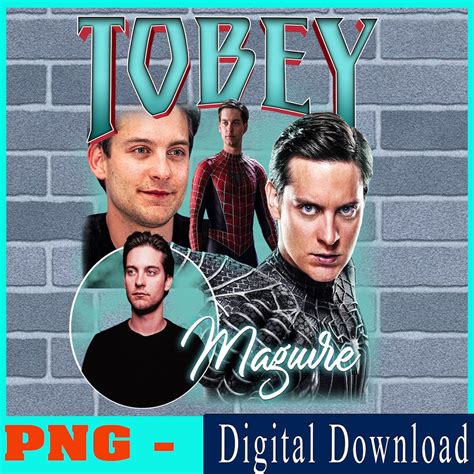 Tobey Maguire PNG Digital Design Download Design Retro Style - Etsy