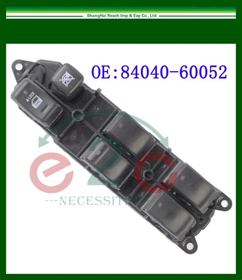 Driver Power Master Window Switch For Lexus