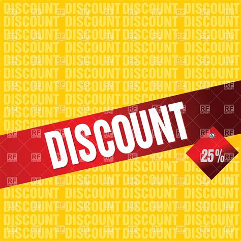 Free Download Yellow Discount Background Royalty Vector Image