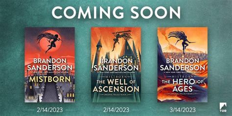 New covers for the original Mistborn trilogy have been revealed! : r/Mistborn