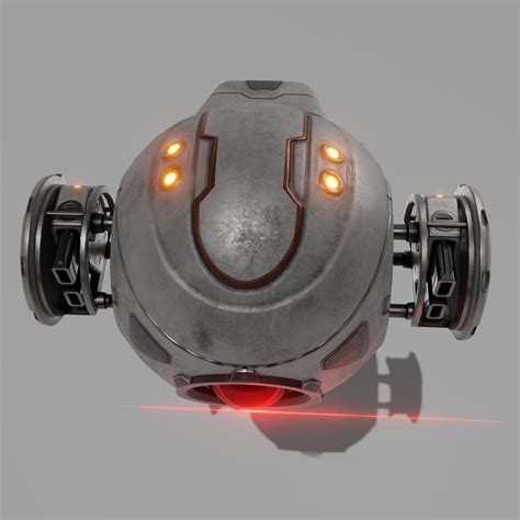 3d Sci Fi Drone Turbosquid 2161468