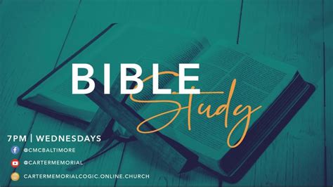 Wednesday Night Bible Study Youtube