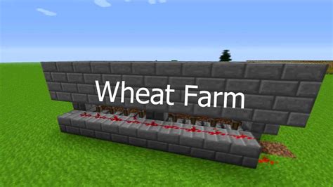 How To Make A Semi Automatic Wheat Farm Minecraft Tutorial S01 Ep10