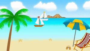 Animateds Beach Clip Art Library