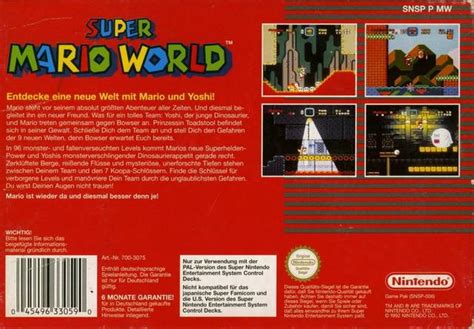 Super Mario World Super Mario Advance Box Shot For Game Boy Advance