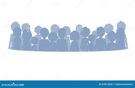 Crowd Vector Illustration | CartoonDealer.com #219812036