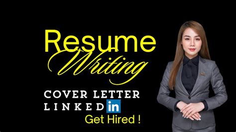 Write Professional Resume Ats Resume Cover Letter And Linkedin In 24