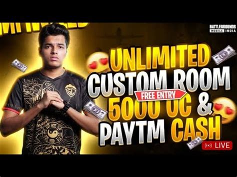 Bgmi Live Stream V Unlimited Custom Rooms Play V Tdm Tournament