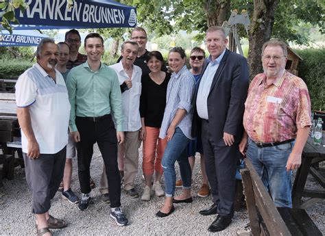 Unterwegs in Ebermannstadt Brotzeit Bier und Politik Fränkisch