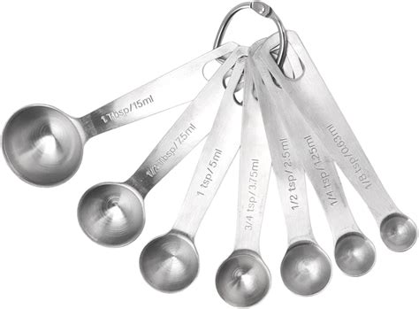 Measuring Spoons Set Set Of 7 Tsp Measuring Spoon Stainless Steel