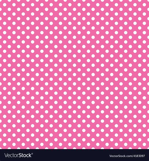 Seamless Pink Polka Dot Royalty Free Vector Image