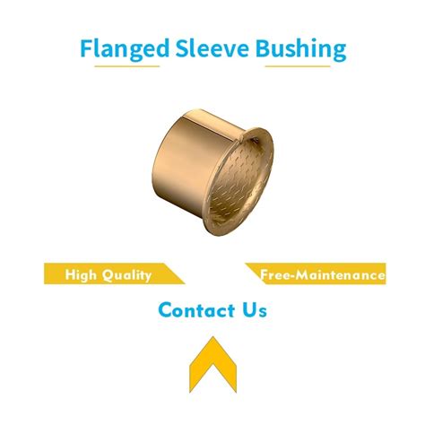 Flange Bronze Bushing Cusn Phosphor Bronze Material