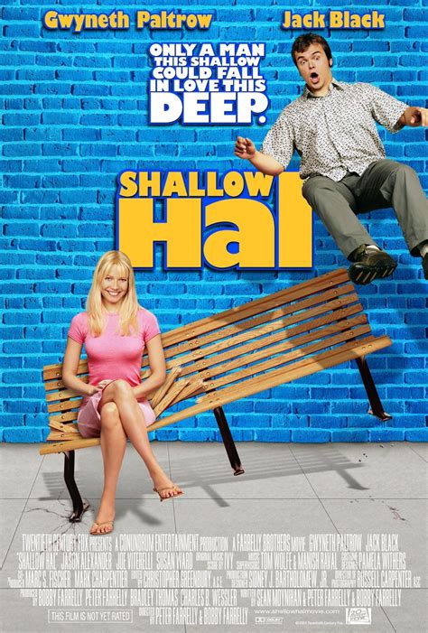 Shallow Hal•• 2001 11 09 Fox • Poster 3 • Stars Jack Black As Hal