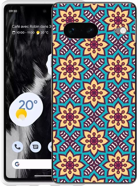 Google Pixel 7 Hoesje Mandala Hippie II Designed By Cazy Bol