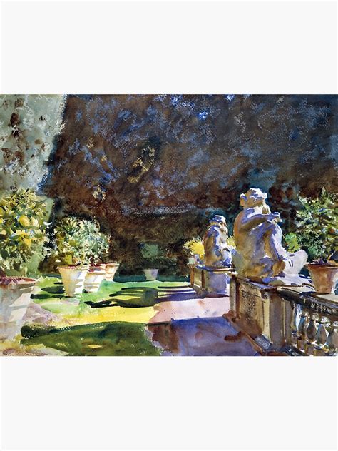 John Singer Sargent Villa Di Marlia Lucca A Fountain Sticker For