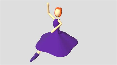 Ballerina Im Sprung Tänzerin Ballet 3d Model By Bianca Glaser Design