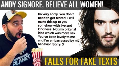 Altered Texts On Russel Brand Accuser S Story Debunked Metoo