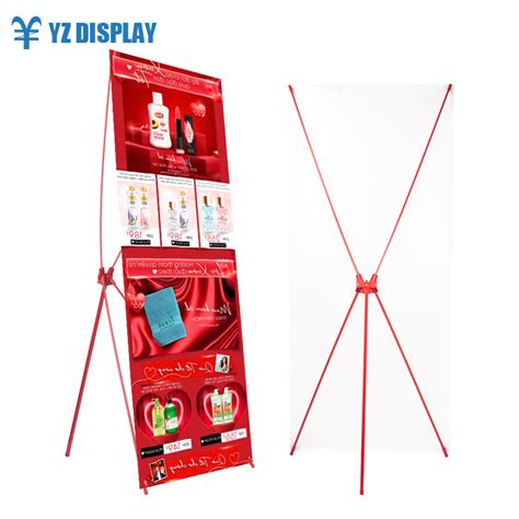 X Banner Indoor Promotion Trade Show Tripod Gear X Banner Display Stand