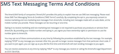 Sms Terms And Conditions Template Prntbl Concejomunicipaldechinu Gov Co