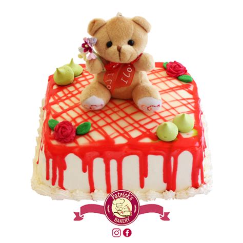 Torta Amor Peluche Pasteleria Patricks