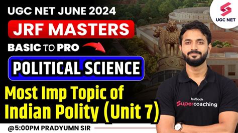 UGC NET Political Science Most Important Topics Of Indian Polity