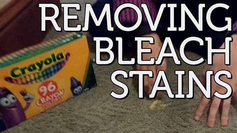 Removing Bleach Stains From Carpet You