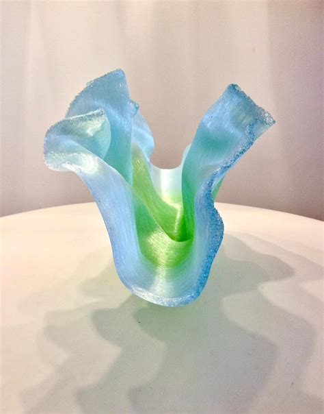 Contemporary Blue And Green Glass Sculpture By Toots Zynsky 2016 For Sale At 1stdibs