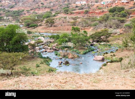 Umgeni River Flowing Through The Valley Of A Thousand Hills In Kwazulu