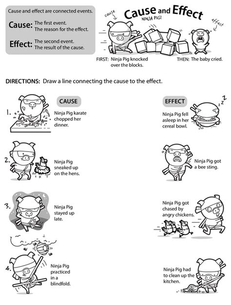 Identifying Cause And Effect Relationships A Matching Exercise