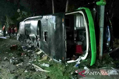 Kecelakaan Bus Di Subang Korban Dari Smk Lingga Kencana Depok Antara