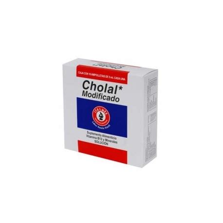 Cholal Modificado 10 Ampolletas 5ml Suplemento Alimenticio