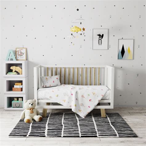 Elegant Linen Baby Bedding Sets