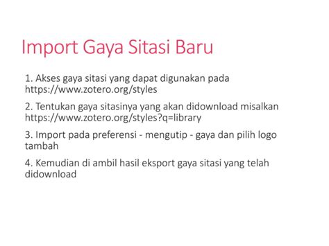 Manajemen Referensi Menggunakan Zotero Ppt