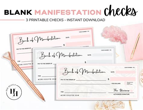 Manifestation Checks Printable Printable Word Searches