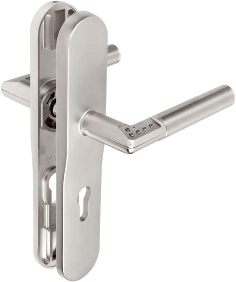 Tesa Assa Abloy Mchdl872 Cm Long Plate Handle With Lock To 72 Right