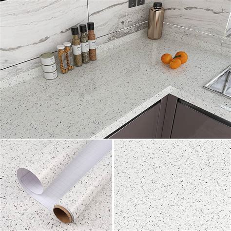 Livelynine Terrazzo Contact Paper Granite Countertop 51 Off