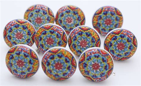 Colorful Ceramic Knobs Beautiful Ceramic Door Knobs Kitchen