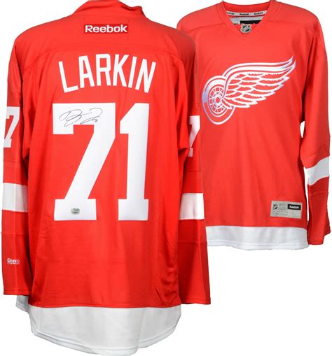 Dylan Larkin Signed Jersey, Autographed Jerseys