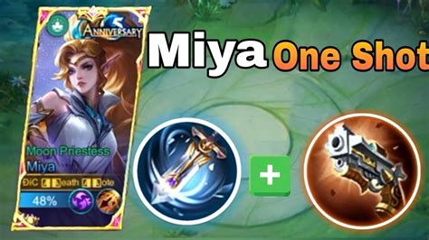 Samiya Miya One Shot Build In Mythic Rank Mlbb Miya Mlbb Samiya