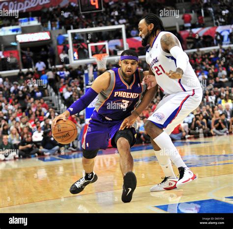 April 3, 2013: Jared Dudley #3 of the Suns in NBA game action as the ...