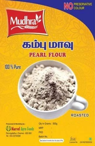 Indian Mudhra Pearl Millet Flour 500 Gm Packaging Type Packet At Rs