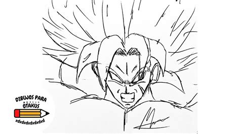 Como Dibujar A BROLY SSJ LEGENDARIO EN 5 Minutos Fanart