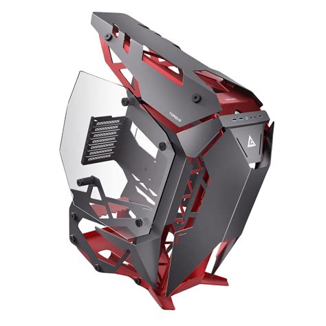 Antec Torque Mid Tower Aluminum Gaming Case Red Black