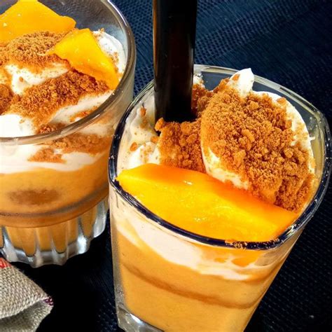 Mango Graham Shake Mango Graham Food Processor Recipes Shake Recipes