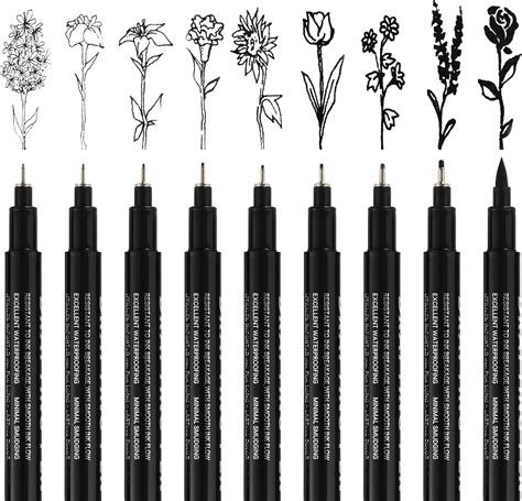 Amazon Micro Fineliner Drawing Art Pens Black Fine Line