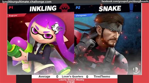 LSW Average Inkling Vs TiredTeemo Captain Falcon Snake LQFs