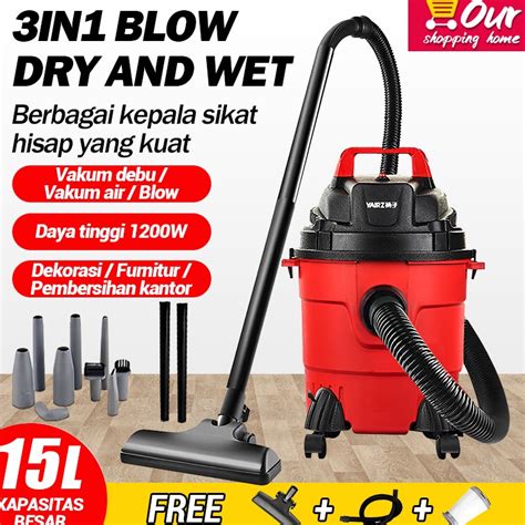 Jual Kekinian Penyedot Debu 3in1 Multifungsi Vacuum Cleaner 15 Liter