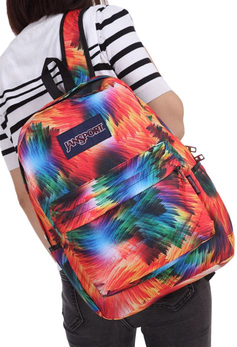 Multicolor Zipper PU Backpack SheIn Sheinside